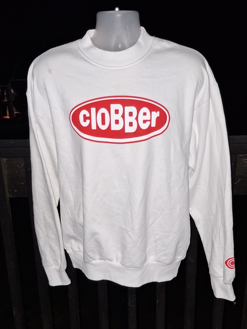MWOT CLOBBER Insomniac Long Sleeve Sweatshirt Size Large